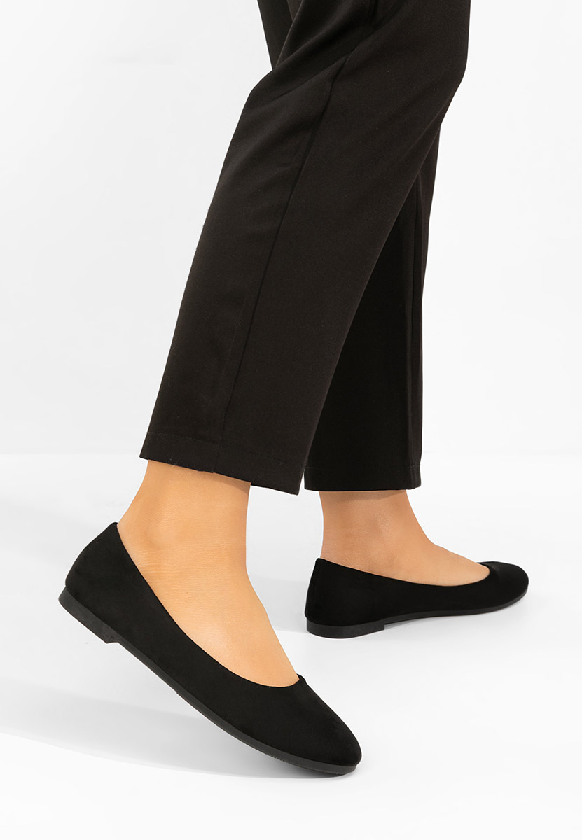 Černé dámské baleríny Agappia