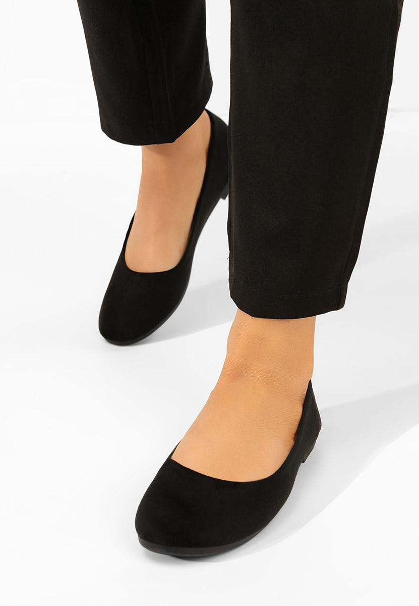 Černé dámské baleríny Agappia