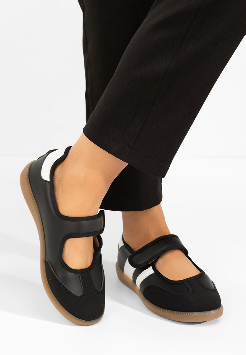 Černé dámské baleríny Elisio