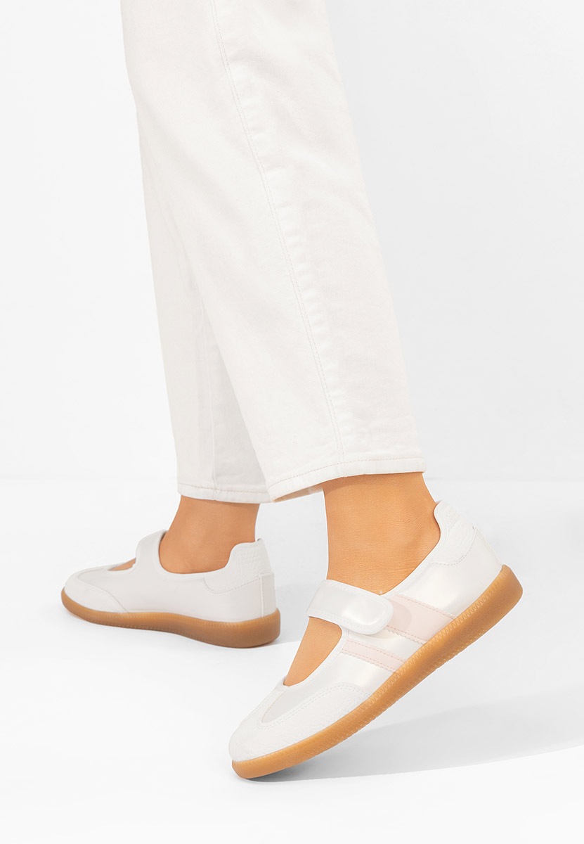 Bílé dámské baleríny Elisio V2