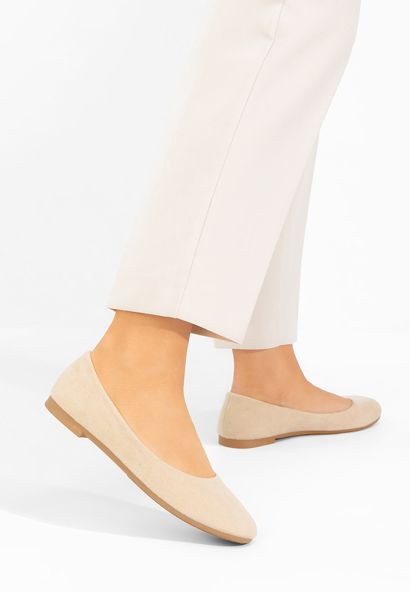 Khaki dámské baleríny Agappia