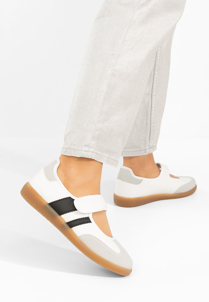 Bílé dámské baleríny Elisio