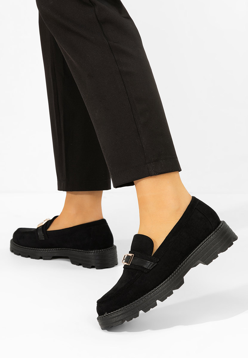 Černé dámské mokasíny Katiana