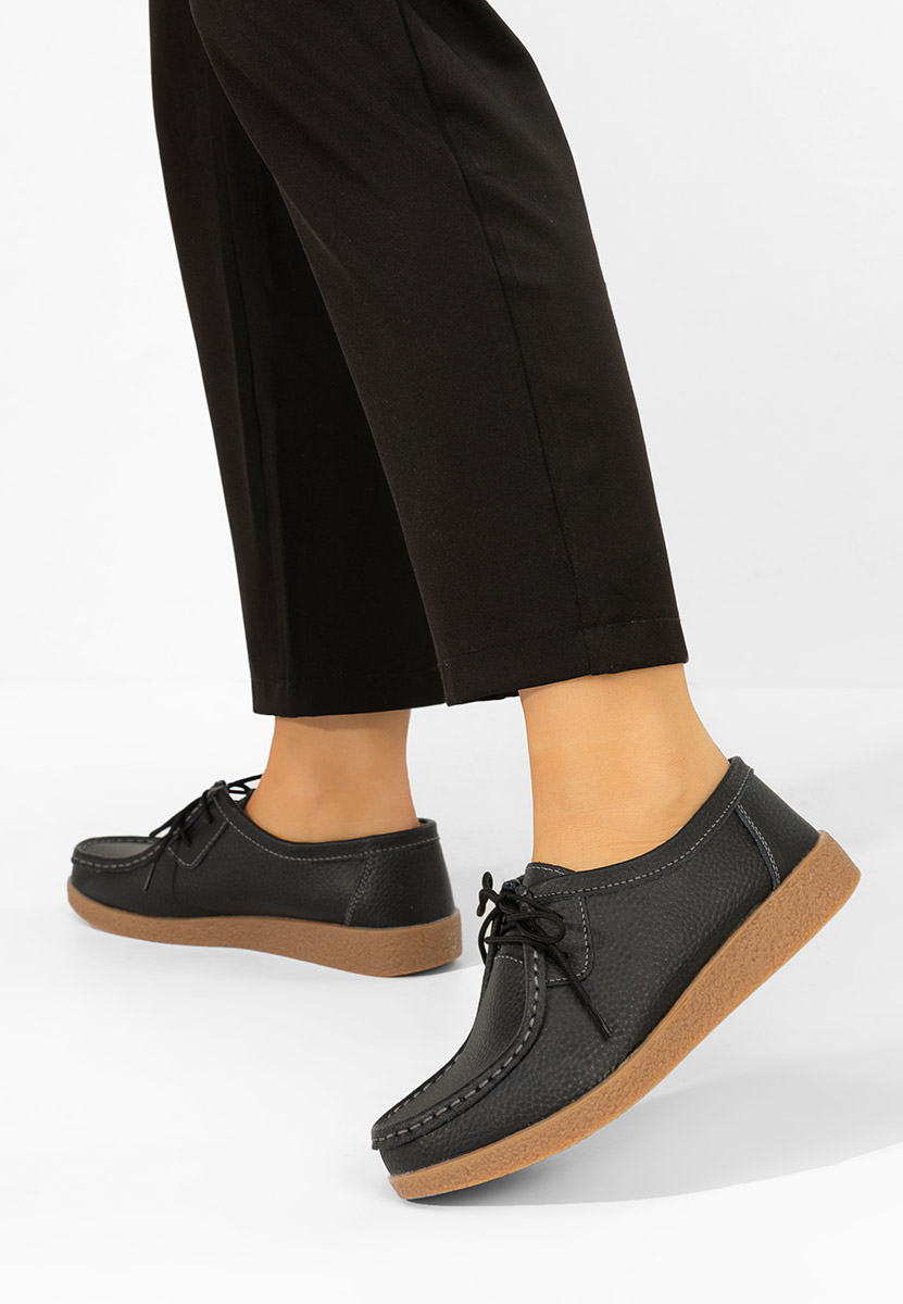 Černé dámské mokasíny Afinia
