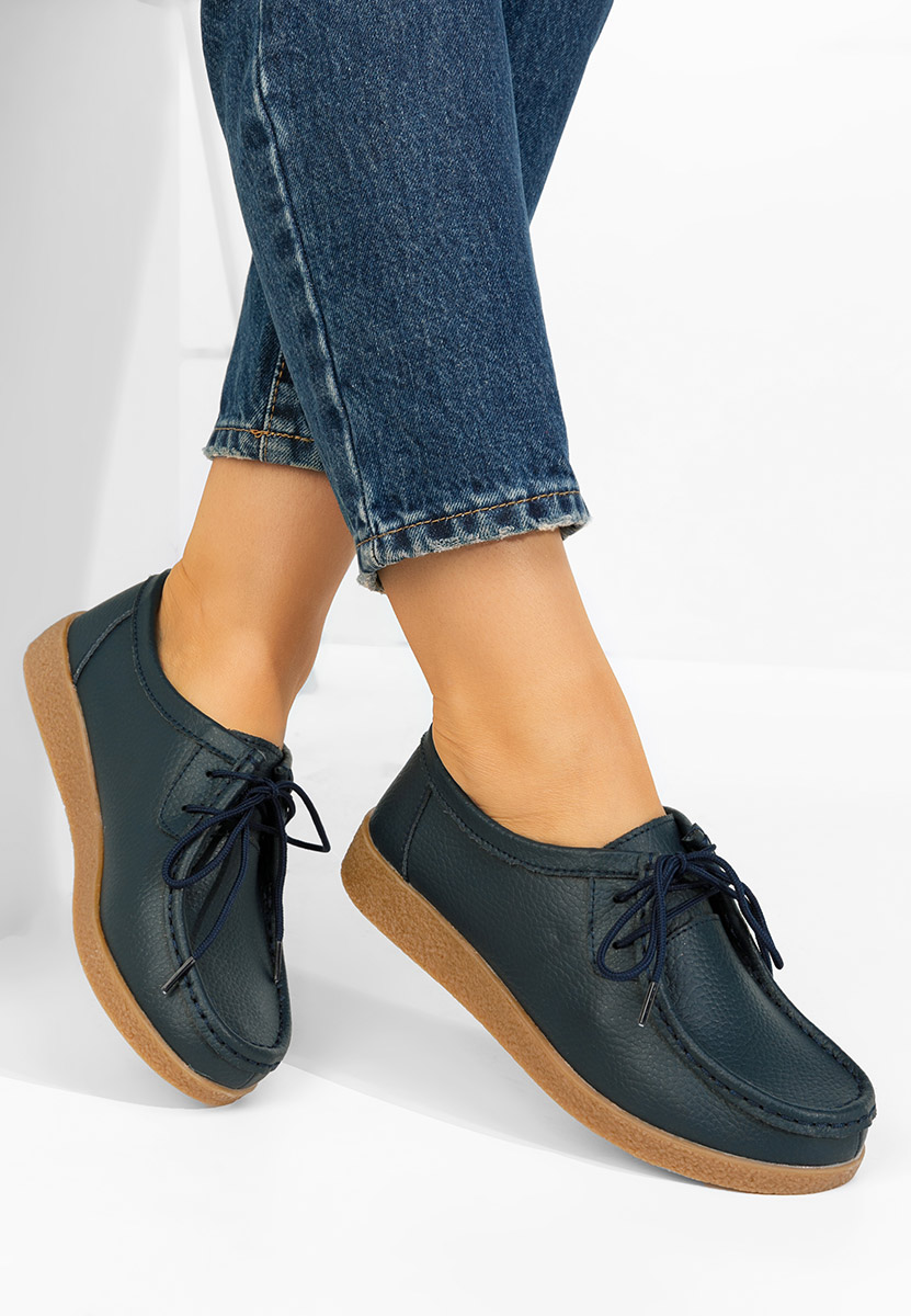 Tmavě modré dámské mokasíny Afinia