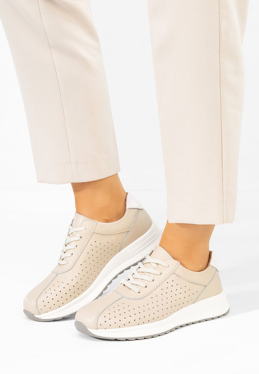 Béžové dámské tenisky Aspasia
