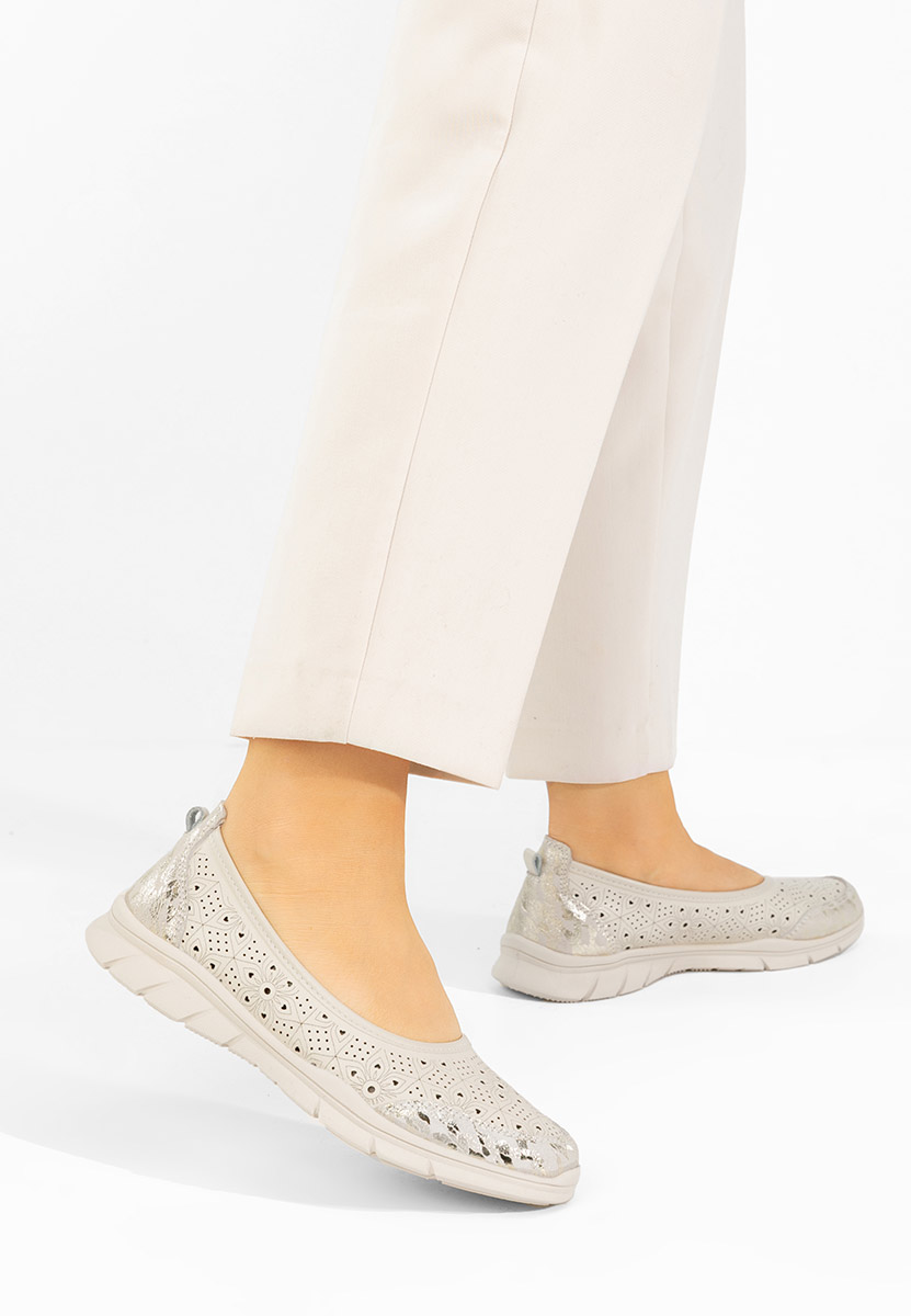 Béžové dámské espadrilky Giustina