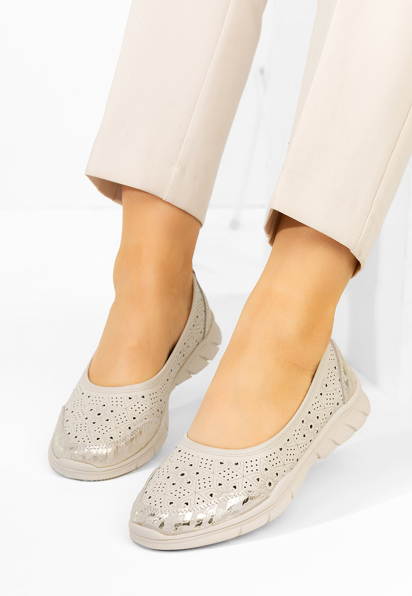 Béžové dámské espadrilky Giustina