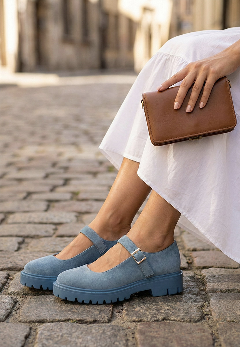 Modré dámské polobotky Orias V2