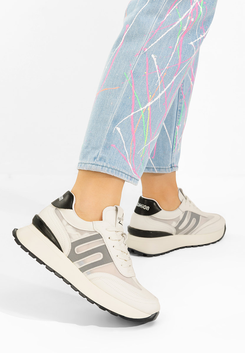 Béžové kožené dámské sneakersy Vladia V2