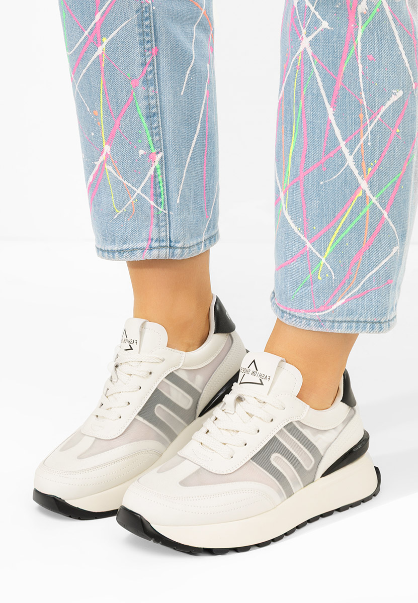 Béžové kožené dámské sneakersy Vladia V2