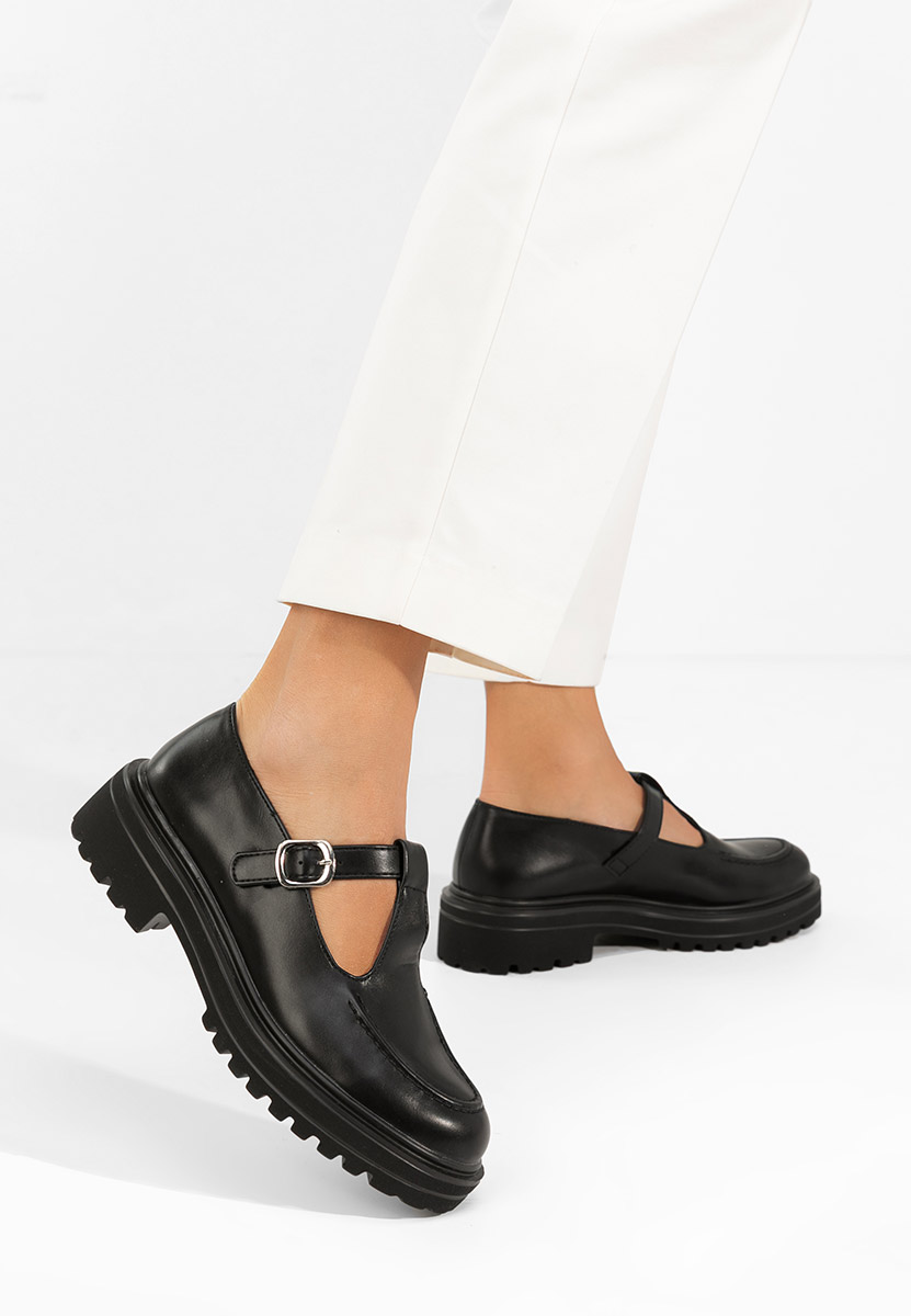 Černé dámské polobotky Lorinna