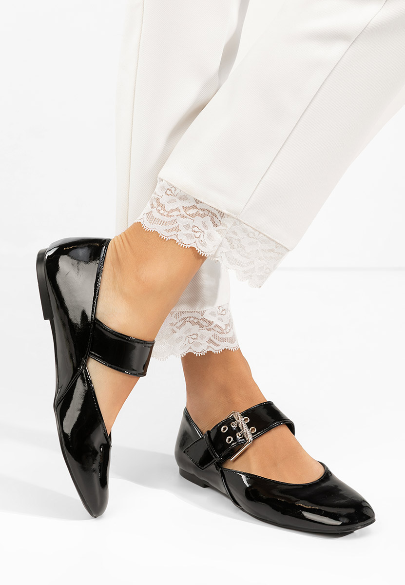 Černé dámské baleríny Katalea