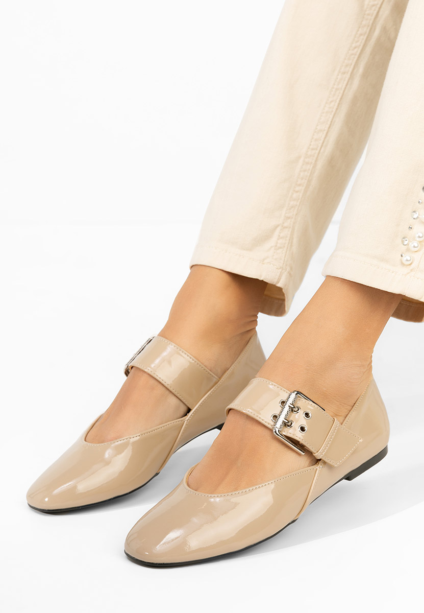 Béžové dámské baleríny Katalea