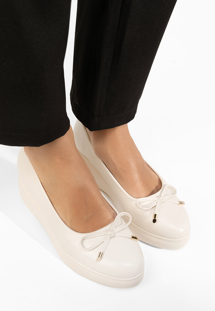 Béžové lodičky na platformě Olmaria