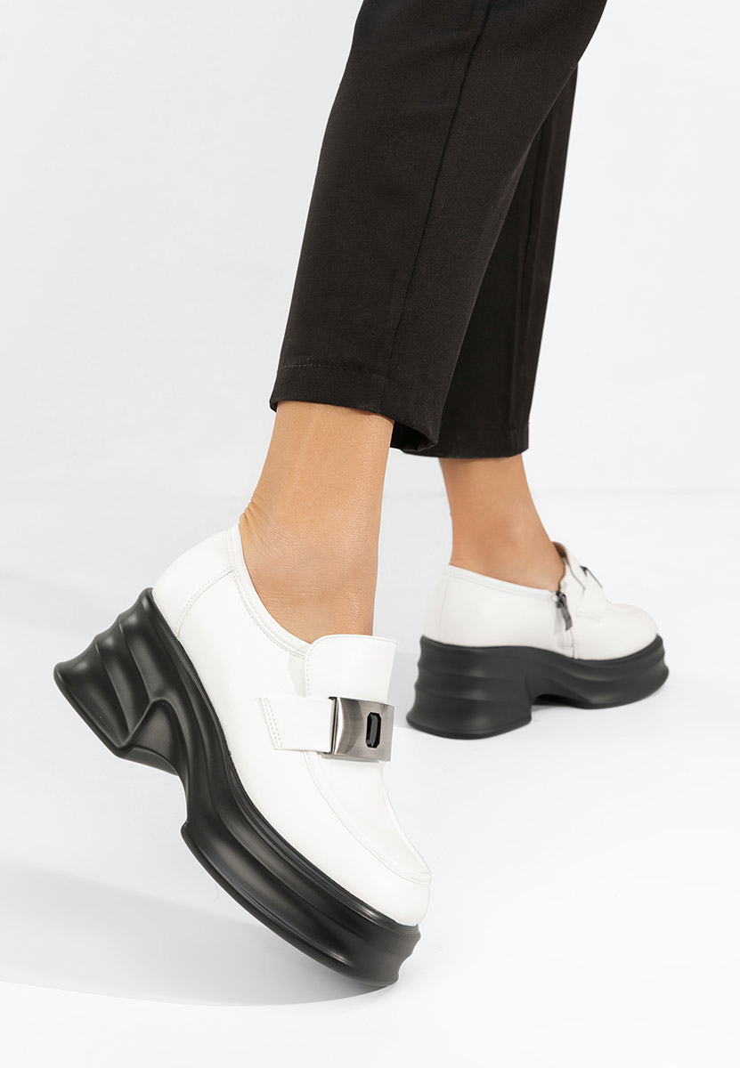 Bílé mokasíny dámské Esmara