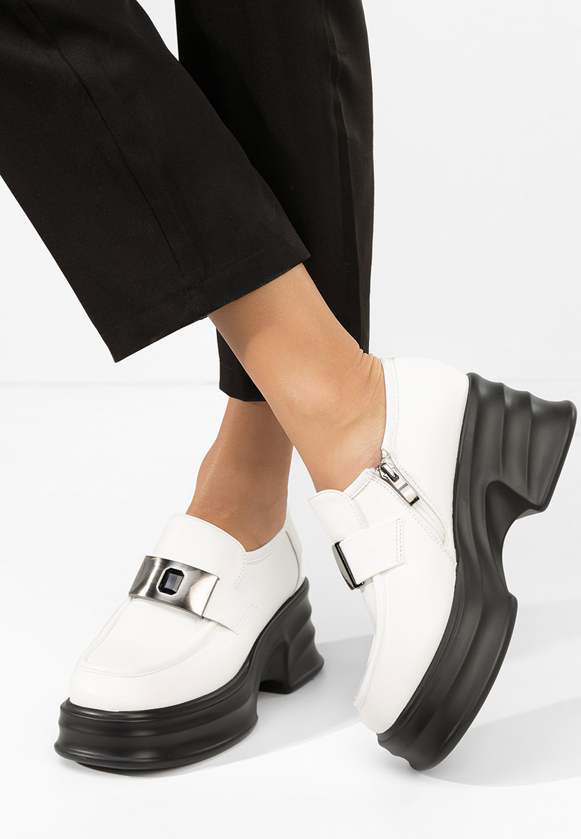 Bílé mokasíny dámské Esmara