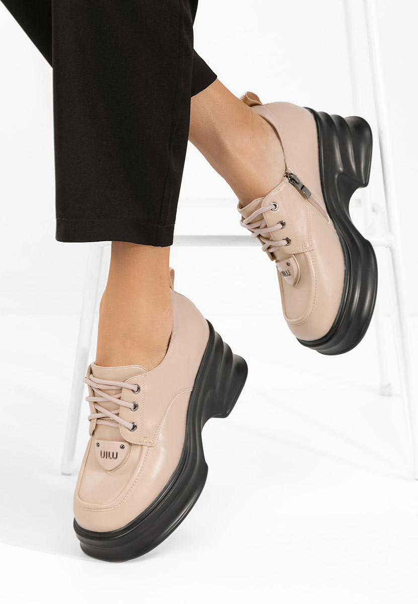 Béžové mokasíny dámské Adnana