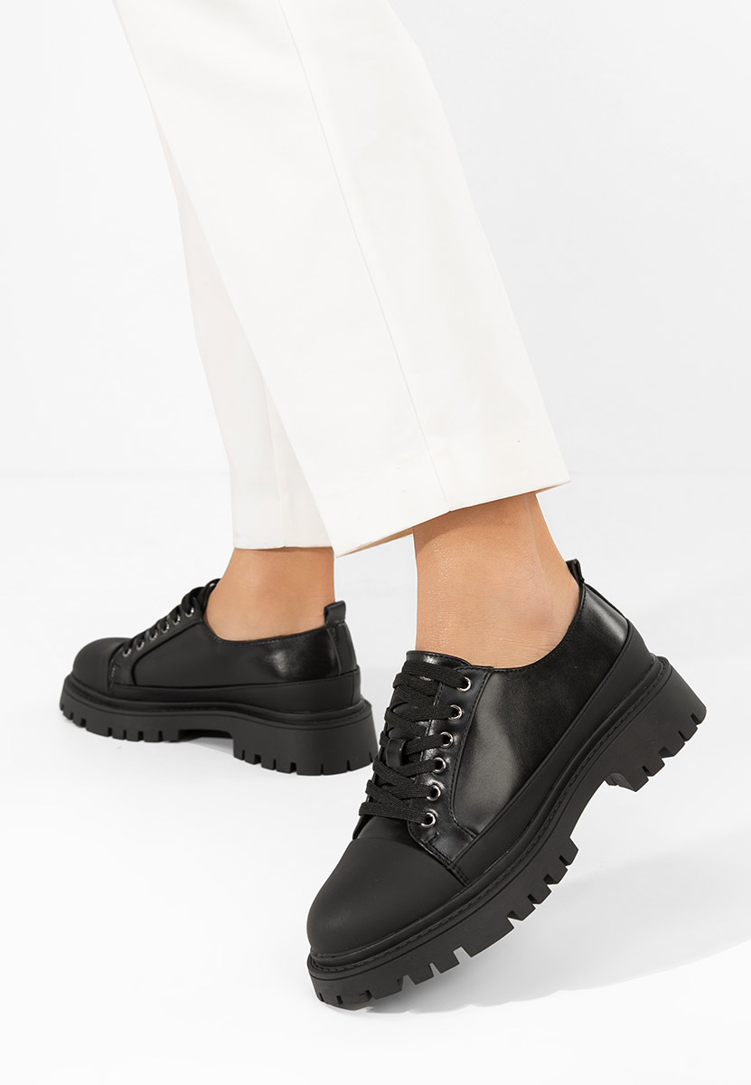 Černé dámské polobotky Sivelia