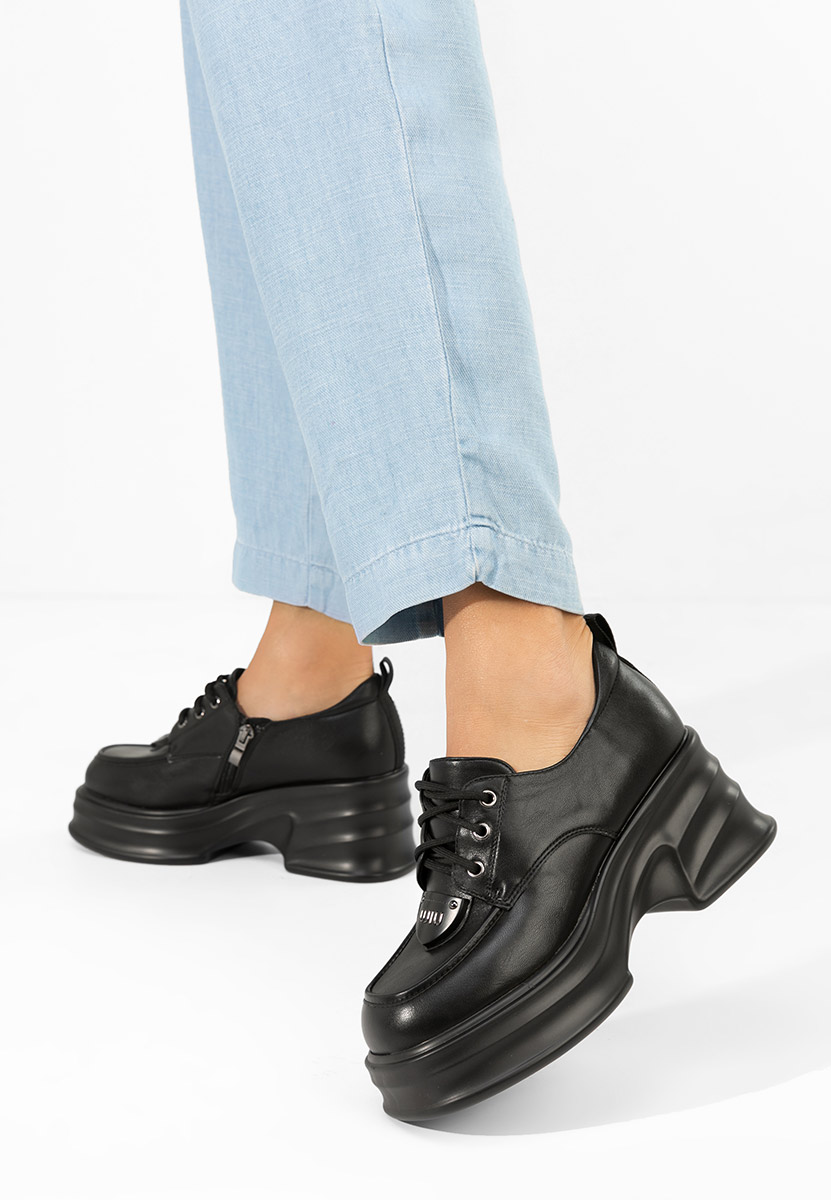 Černé mokasíny dámské Adnana