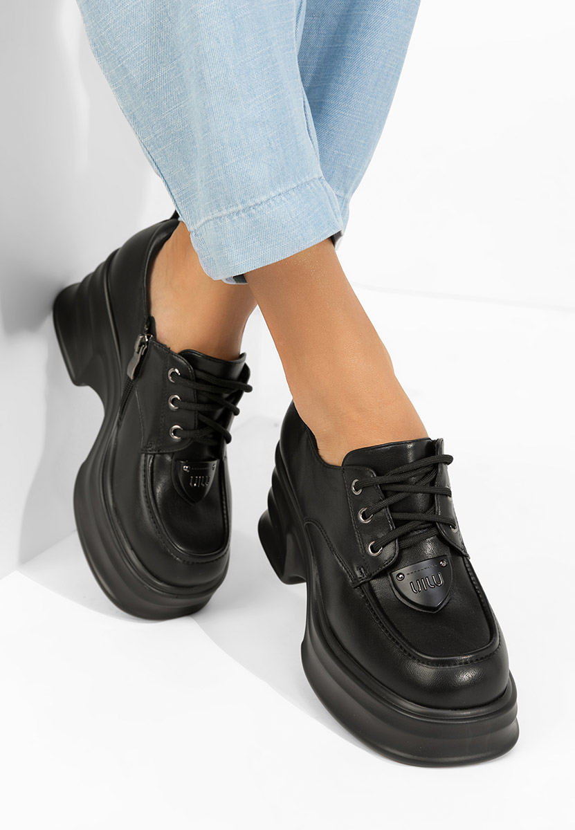 Černé mokasíny dámské Adnana