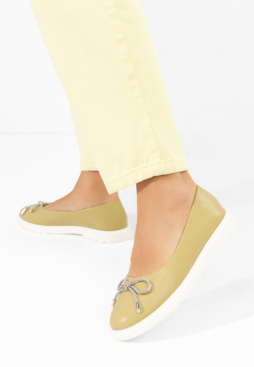 Žlutá dámské baleríny Simonna