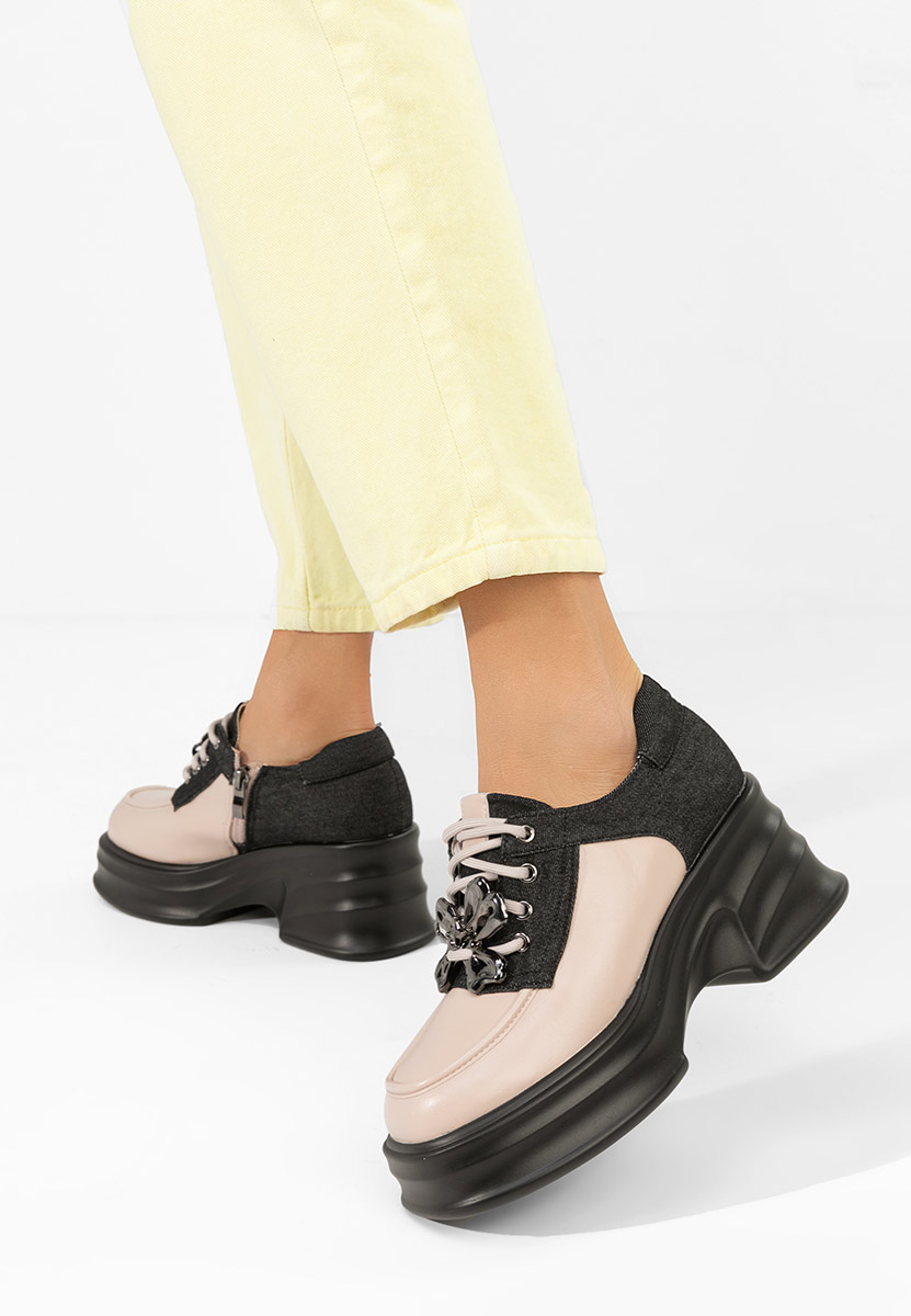 Béžové mokasíny dámské Manilla