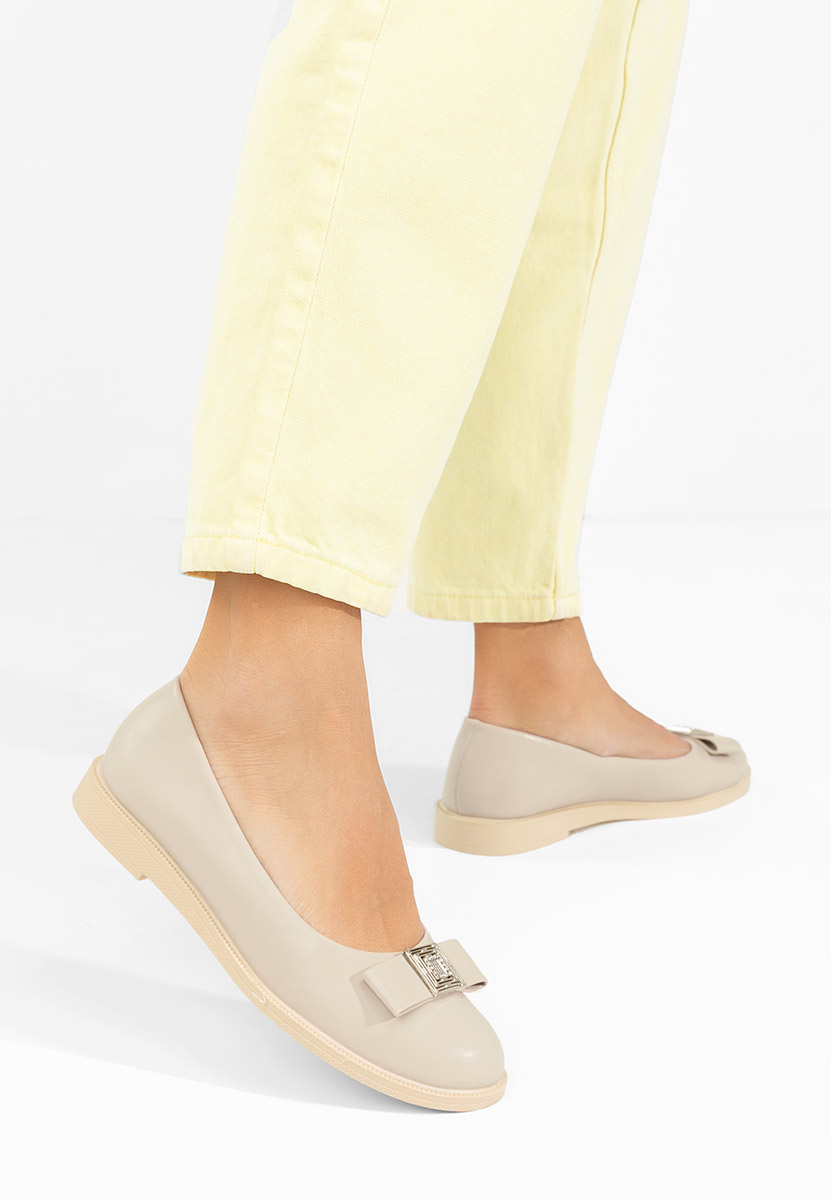 Šedé dámské baleríny Sidiona