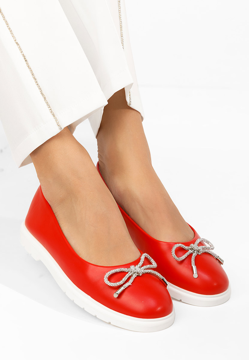 Oranžové dámské baleríny Simonna