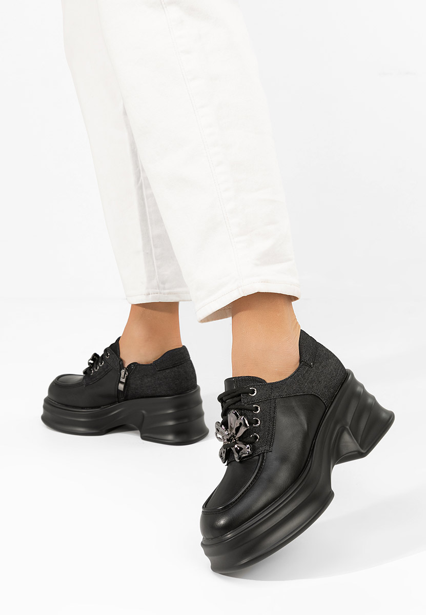 Černé mokasíny dámské Manilla