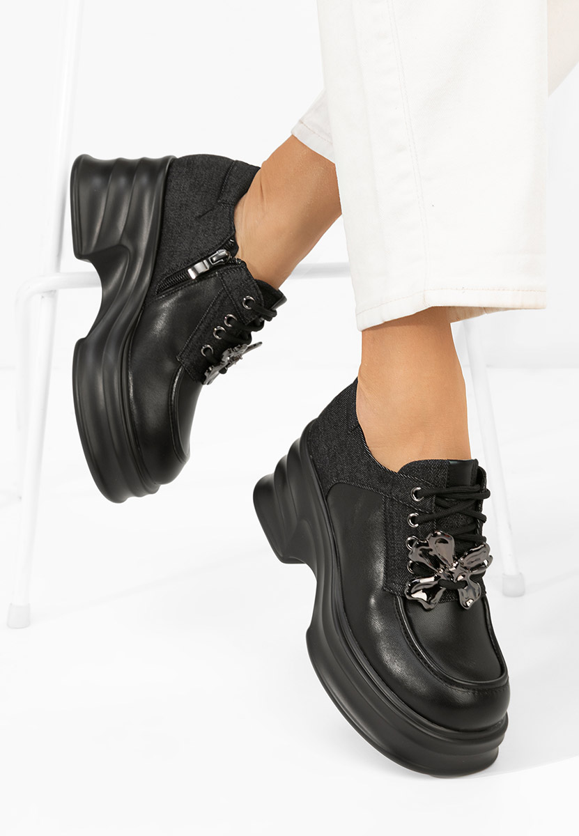 Černé mokasíny dámské Manilla