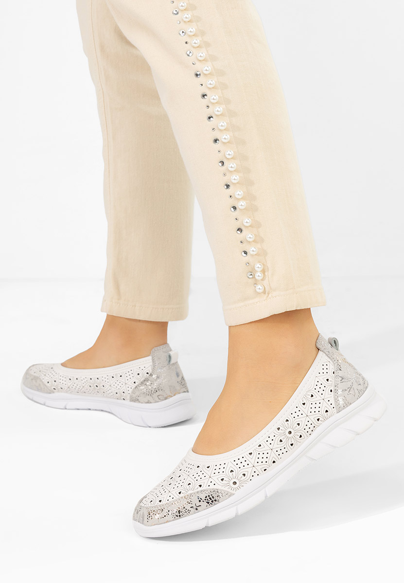 Bílé dámské espadrilky Giustina