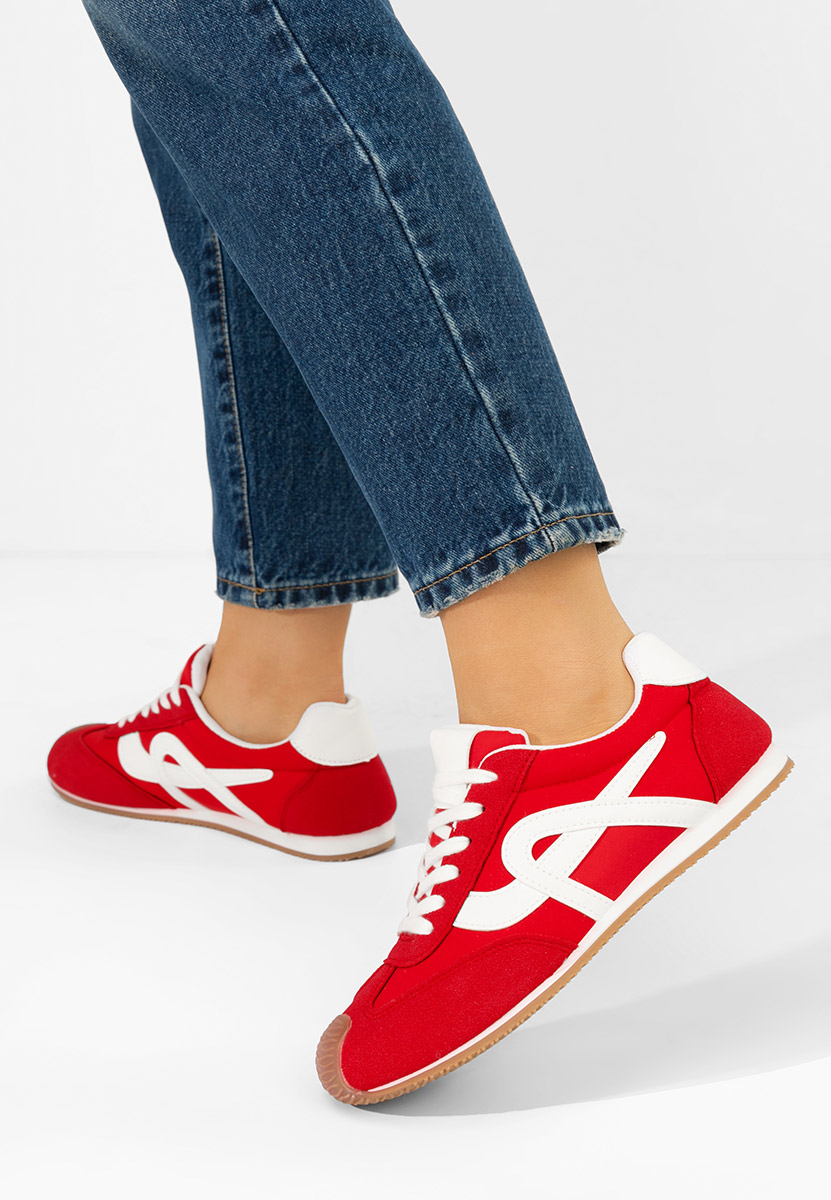 Červené dámské tenisky Kalindia