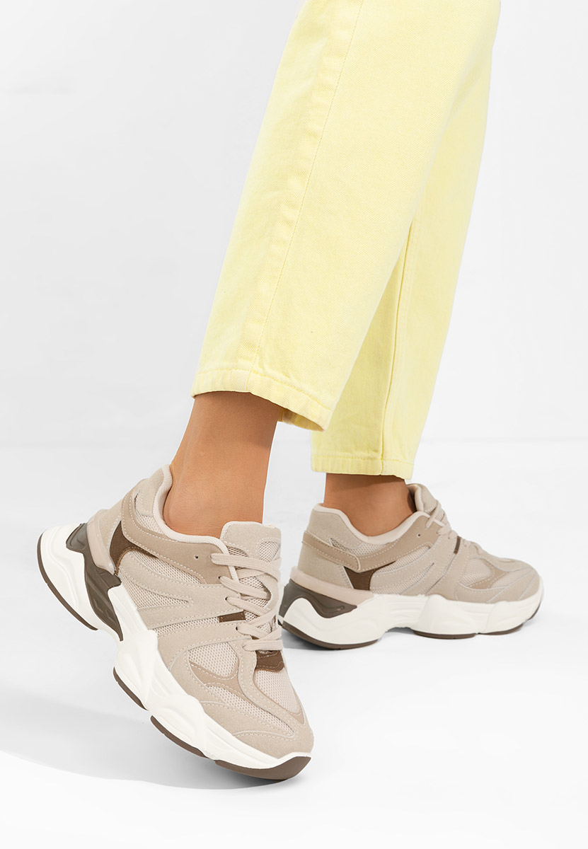 Khaki dámské tenisky Kanoa