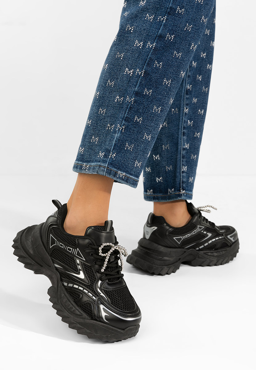 Černé dámské tenisky Eudoria