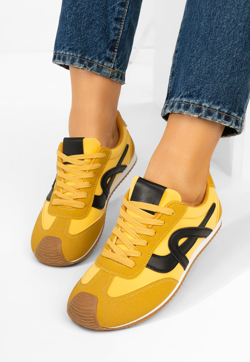 Žlutá dámské tenisky Kalindia