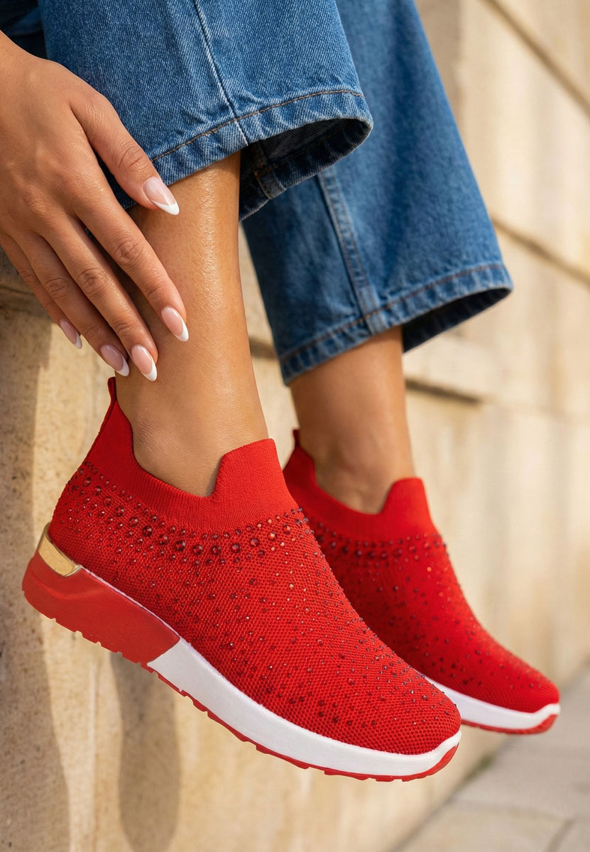 Červené dámské tenisky Marcie