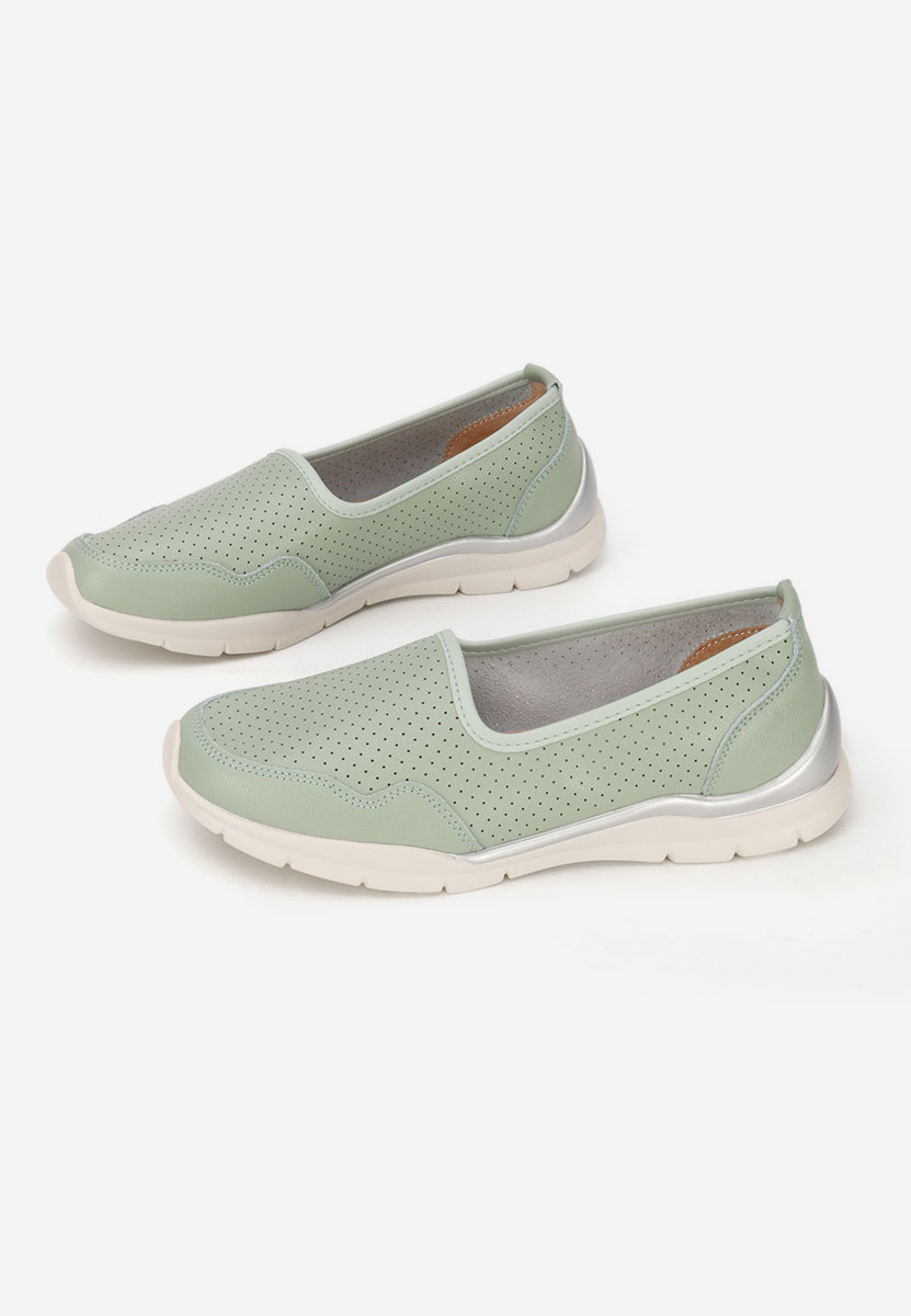 Zelené dámské polobotky Katana