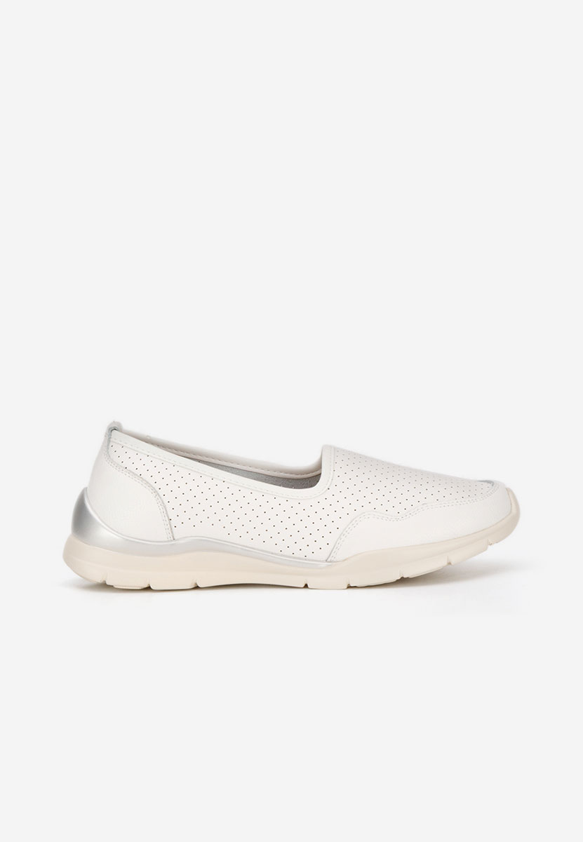 Bílé dámské polobotky Katana