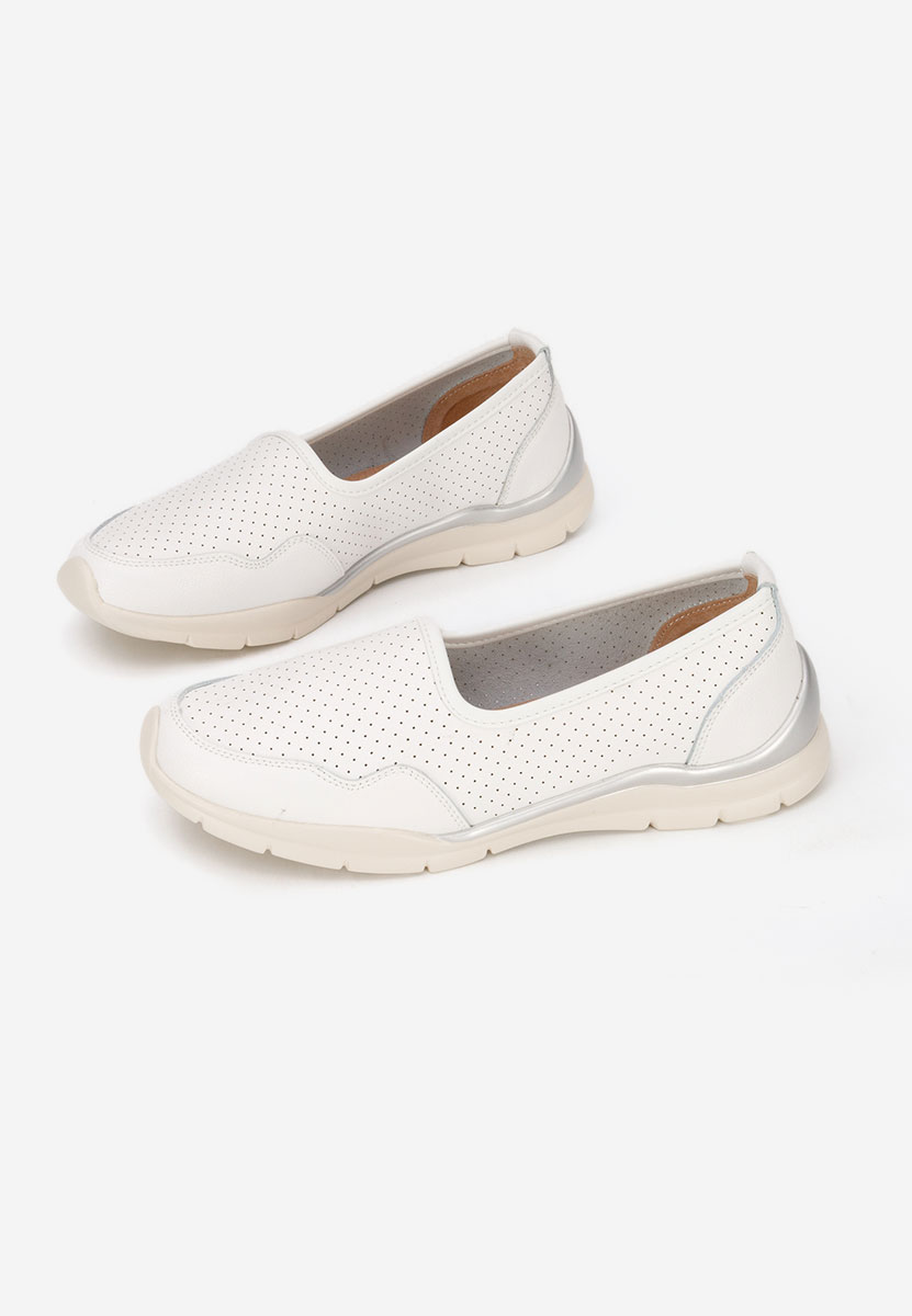 Bílé dámské polobotky Katana