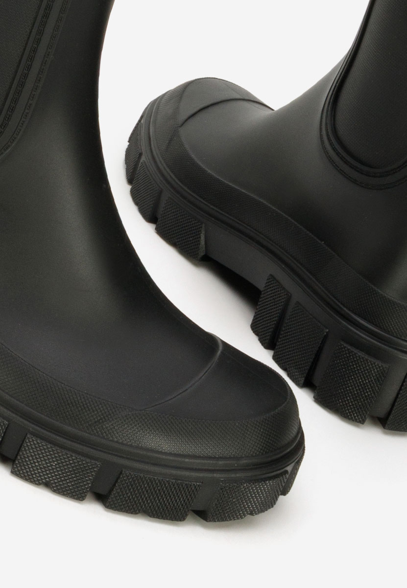 Černé dámské kotníkové holínky Aimeea