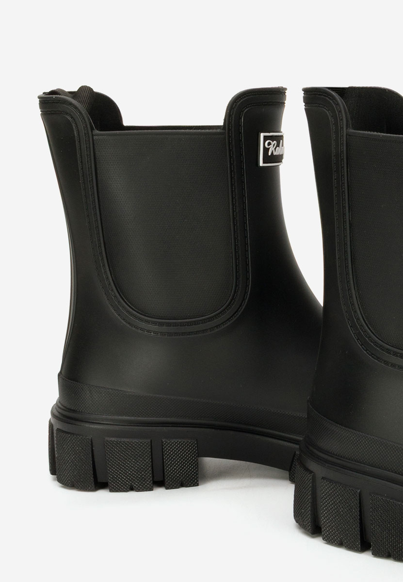 Černé dámské kotníkové holínky Aimeea