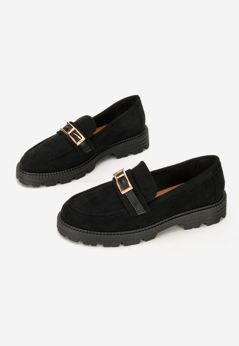 Černé dámské mokasíny Katiana