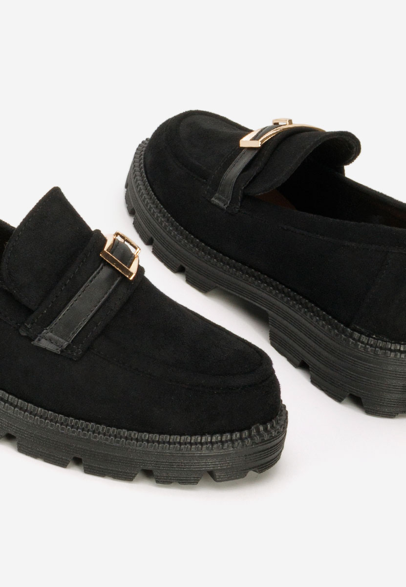 Černé dámské mokasíny Katiana