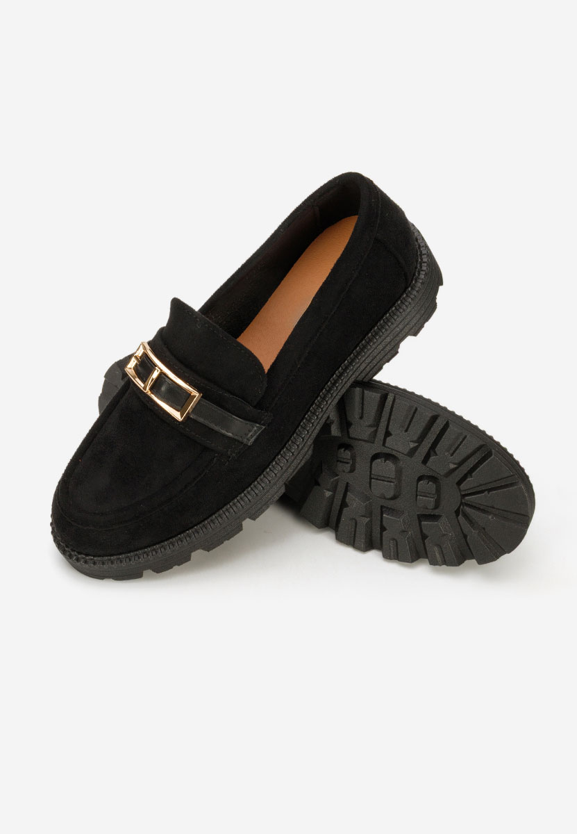 Černé dámské mokasíny Katiana