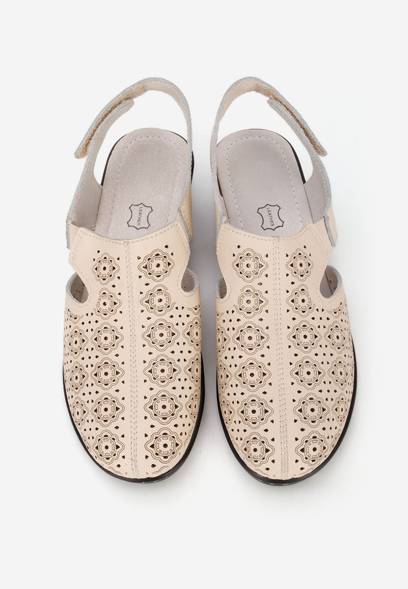 Béžové lodičky s otevřenou pätou Ofelya