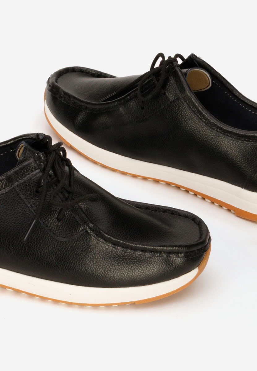 Černé mokasíny dámské kožené Solenia