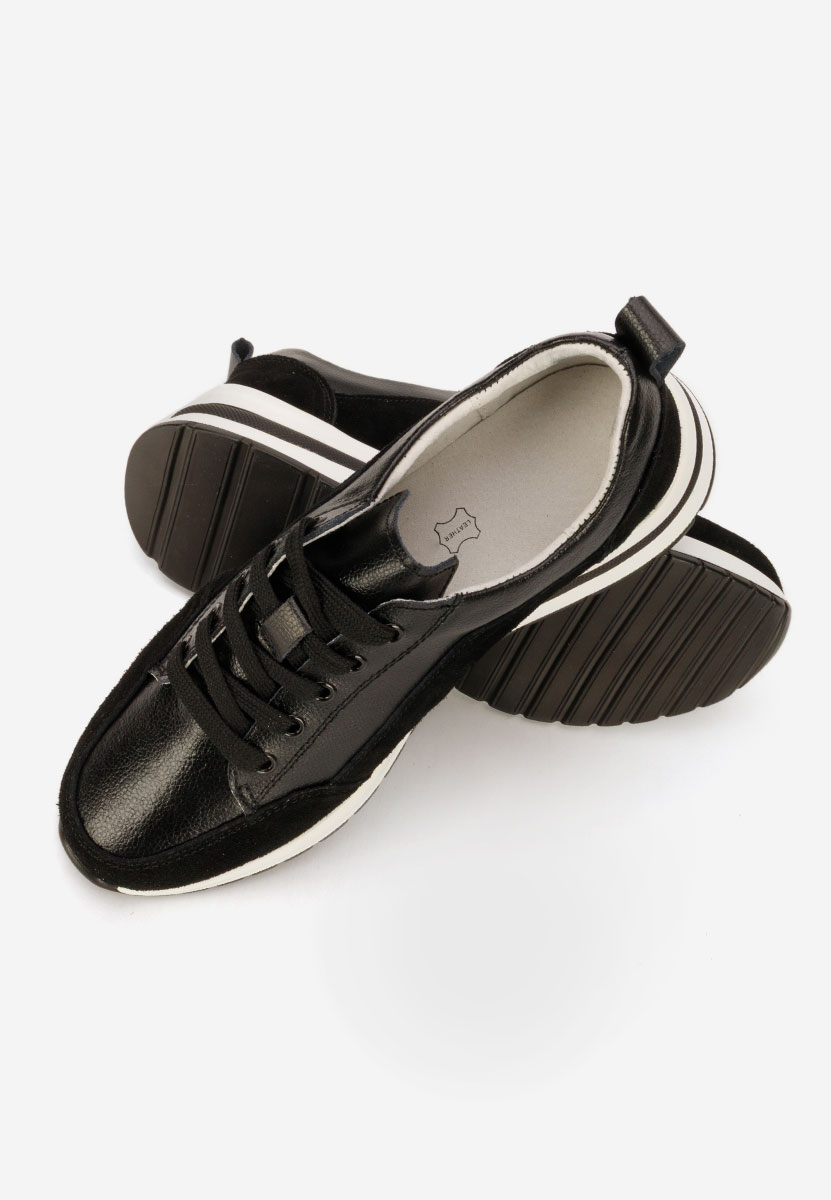 Černé dámské tenisky na klínku Janelia