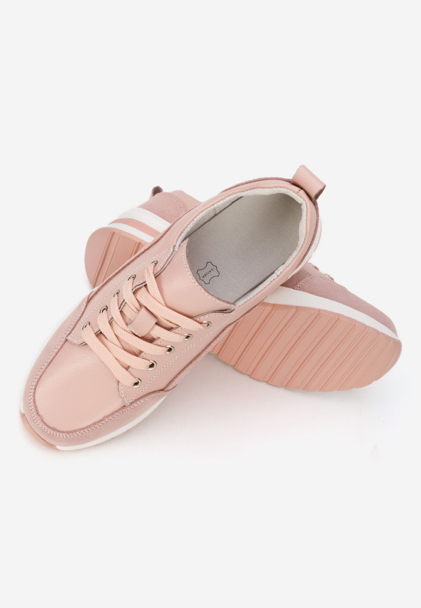 Ružové dámské tenisky na klínku Janelia