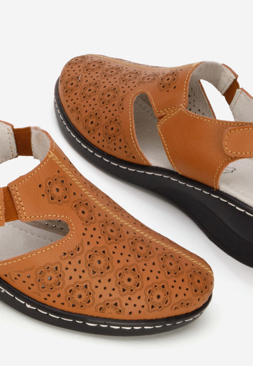 Camelové lodičky s otevřenou pätou Ofelya